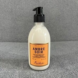 Bastide Ambre Soir‎ Hand & Body Lotion Glass Bottle 10 oz NEW Made in France